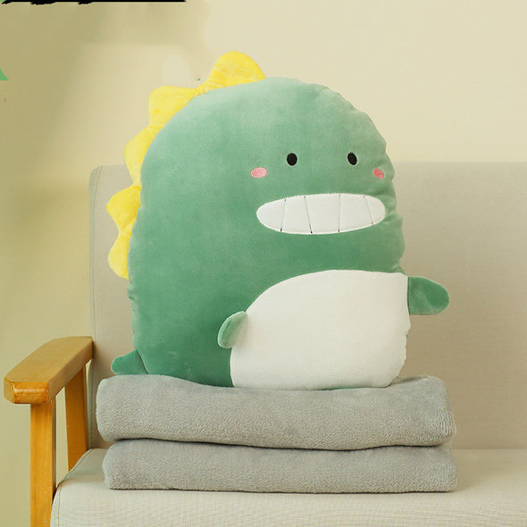 Kawaii Cheezing Dinosaur Plush