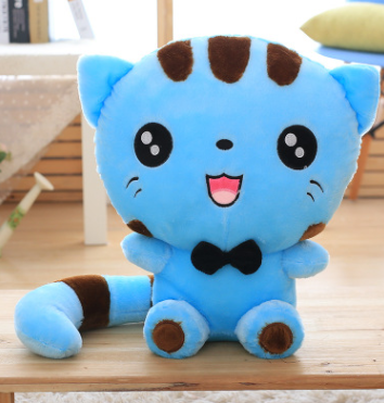 Kawaii Colorful Happy & Shy Kitty Plush