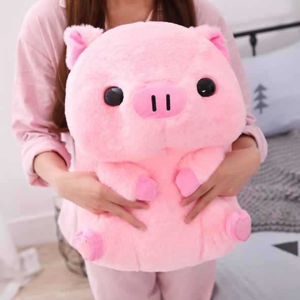 Kawaii Sitting-Piggie Plush