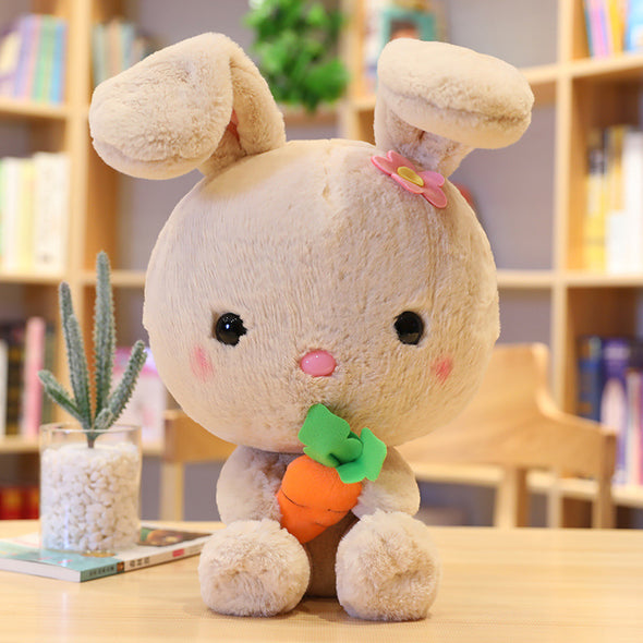 Kawaii 4-Color Bunny Plush