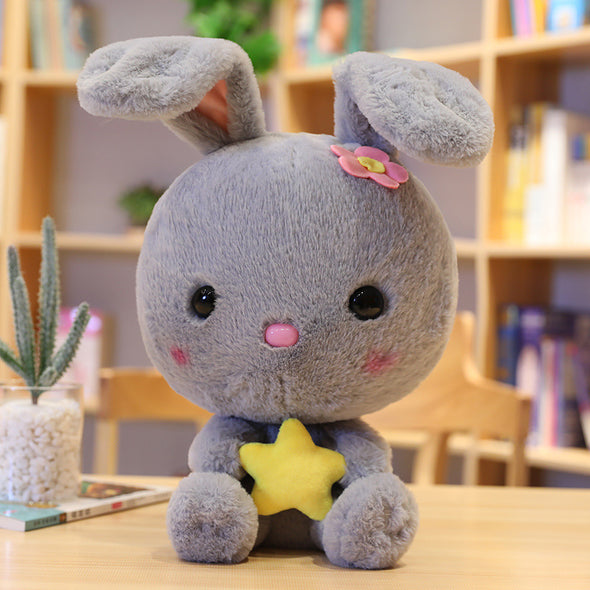 Kawaii 4-Color Bunny Plush