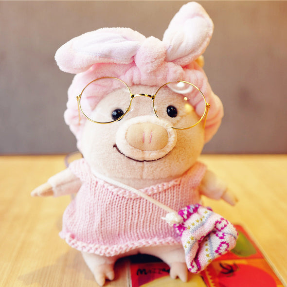 Kawaii 6 Mini Fashionista Piggy Plushies