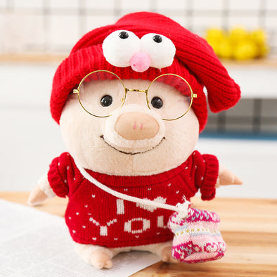 Kawaii 6 Mini Fashionista Piggy Plushies