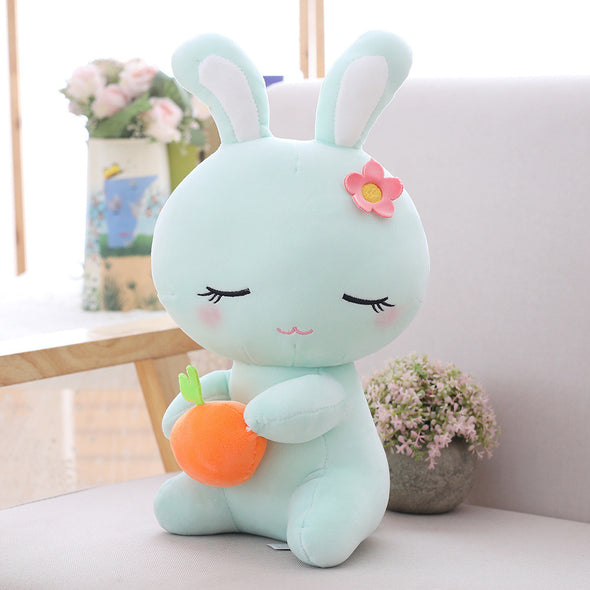 Kawaii 3-Color Peaceful Bunny Plush