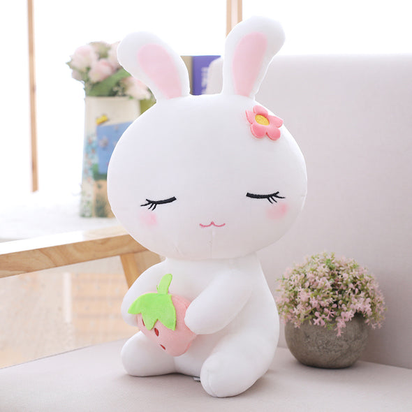 Kawaii 3-Color Peaceful Bunny Plush