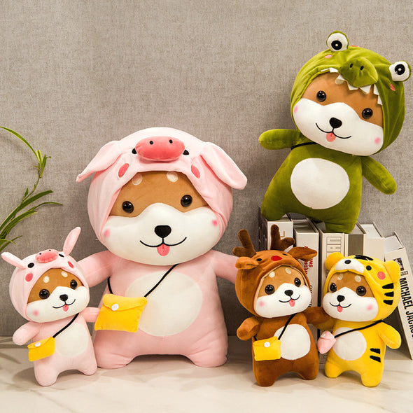 Kawaii Shiba Inu In 3 Costumes Plushies