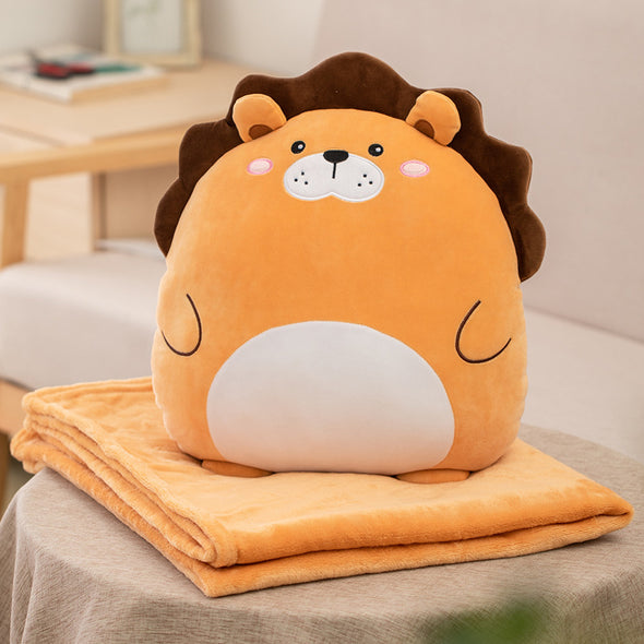 Kawaii 6 Round-Friends Plush & Blanket