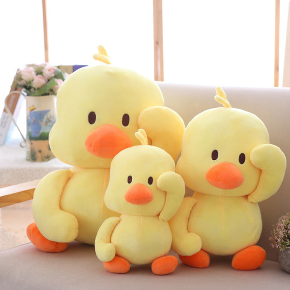 Kawaii Yellow Duck Plush