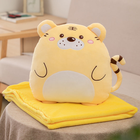 Kawaii 6 Round-Friends Plush & Blanket