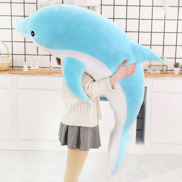 Kawaii Colored Dolphin Plush