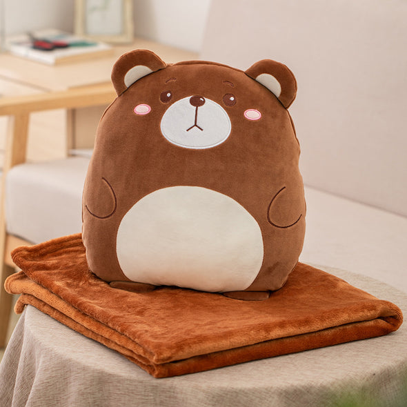 Kawaii 6 Round-Friends Plush & Blanket