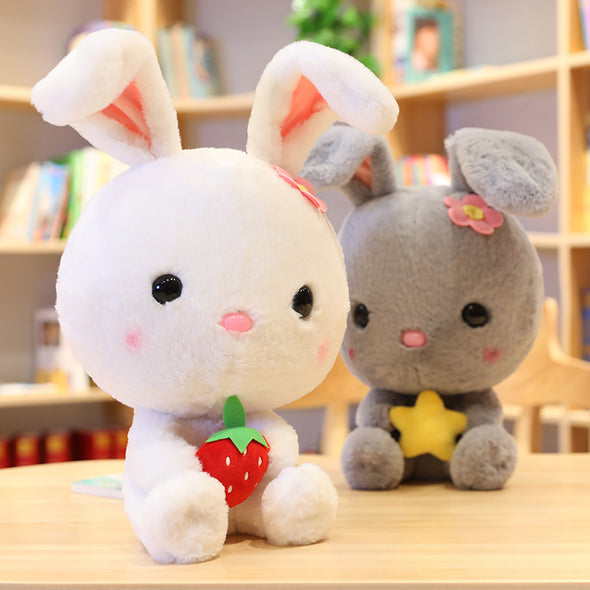 Kawaii 4-Color Bunny Plush