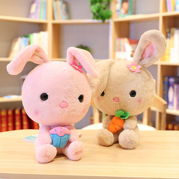 Kawaii 4-Color Bunny Plush