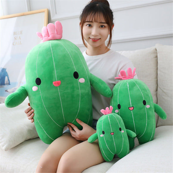 Kawaii Cactus Flower Plush