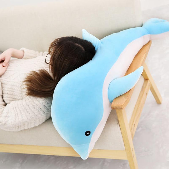 Kawaii Colored Dolphin Plush