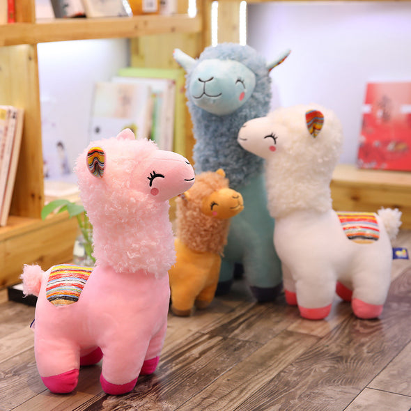 Kawaii 4-Color Alpaca Plushies