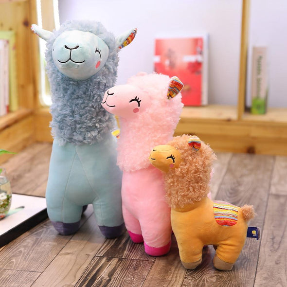 Kawaii 4-Color Alpaca Plushies