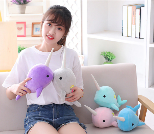 Kawaii Narwhal Plush