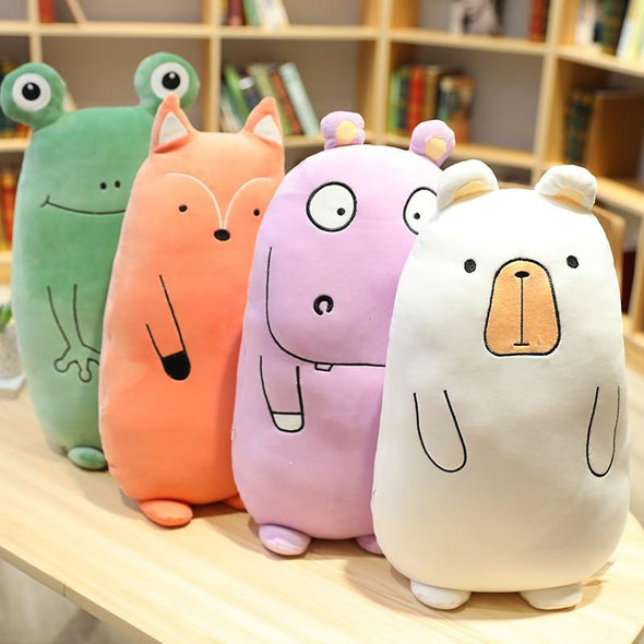 Kawaii 11 Oval-Animal Friend Plushies