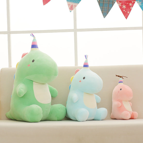 Kawaii Colored Party-Dinosaur Plush