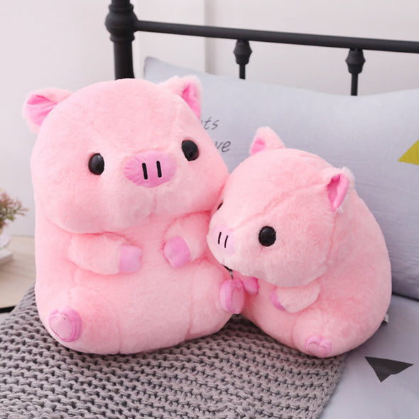 Kawaii Sitting-Piggie Plush