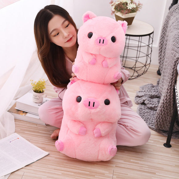 Kawaii Sitting-Piggie Plush