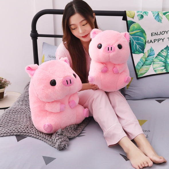 Kawaii Sitting-Piggie Plush